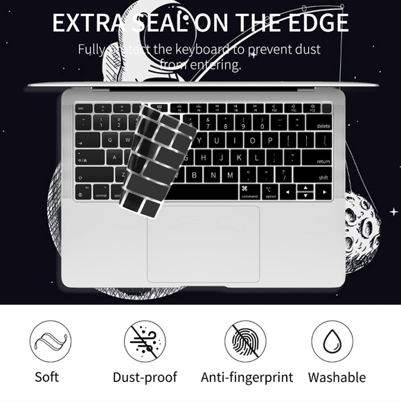 Case compatible with MacBook Air 13 Inch A1932 A2179 M1 A2337 2020 2019 2018 - Picture 5 of 7